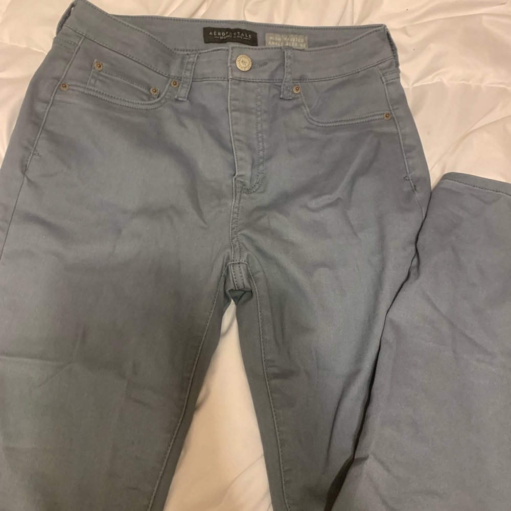 Gray high waisted jeggings